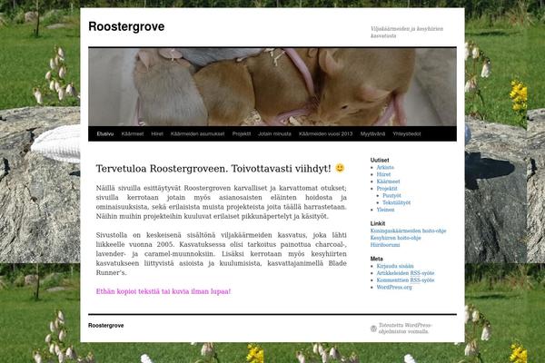 roostergrove.net site used Twenty Ten