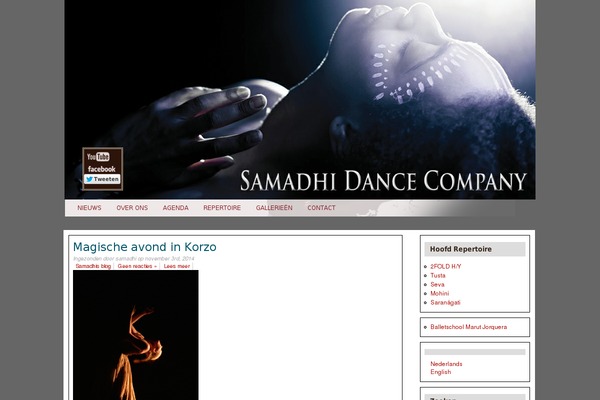 Samadhi theme site design template sample