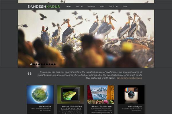 Gaia website example screenshot