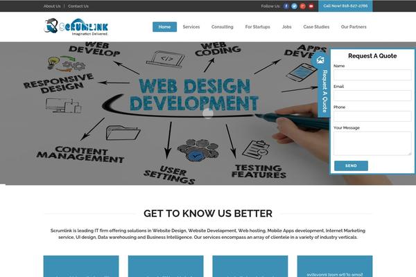 Startit theme site design template sample
