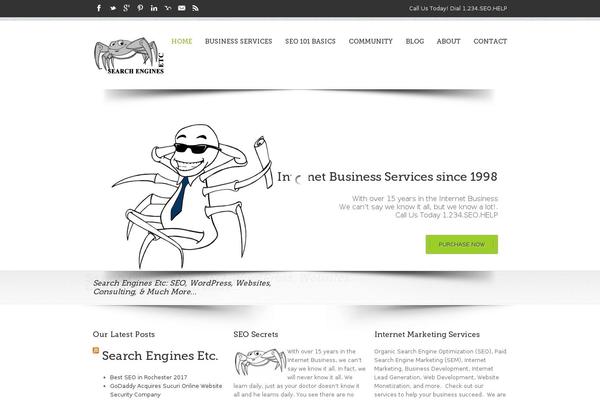 Consulting theme site design template sample