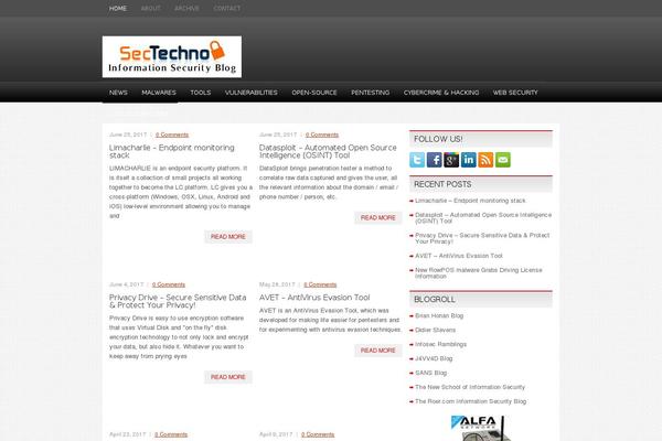 sectechno.com site used Lightning