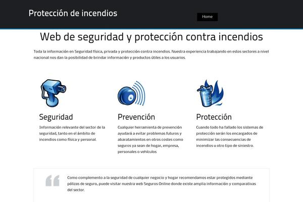 seguridadproteccioncontraincendios.es site used BizFlare