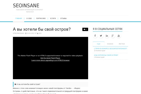 seoinsane.ru site used Cleanlab
