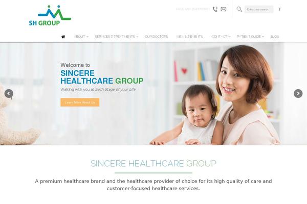 sincerehealthcaregroup.com site used Astra