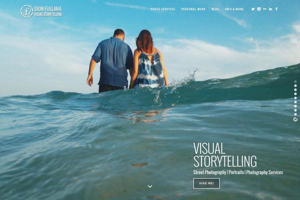 The Story Child theme site design template sample