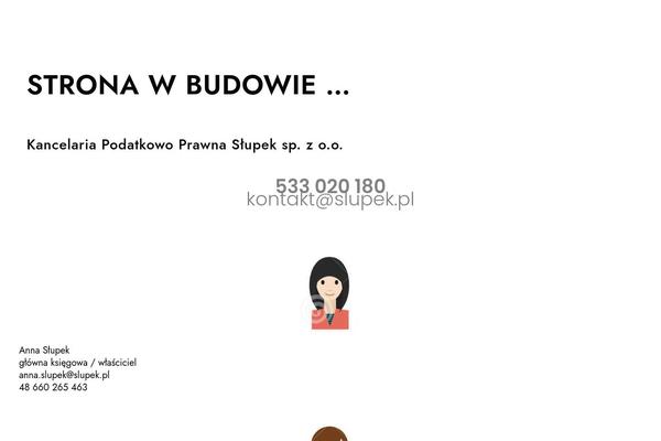slupek.pl site used Blu