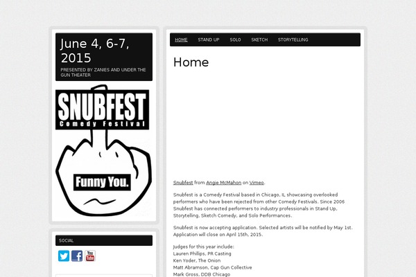 snubfest.com site used zeeBizzCard