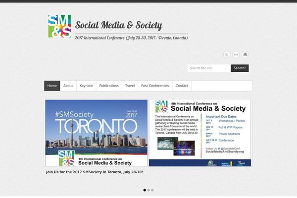 socialmediaandsociety.org site used Simple Catch