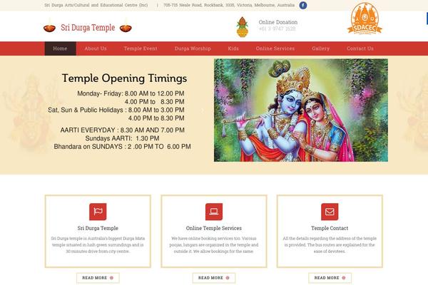 Samadhi theme site design template sample