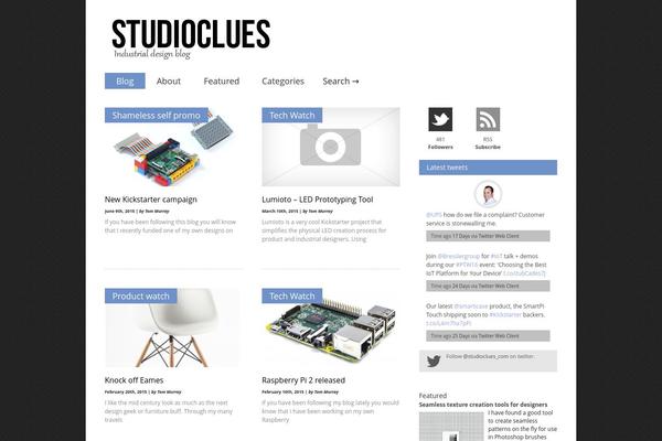 studioclues.com site used ResponsiveBlogily
