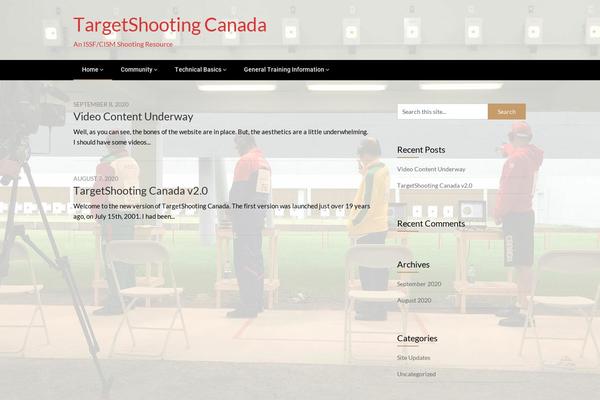targetshooting.ca site used Newsly Magazine