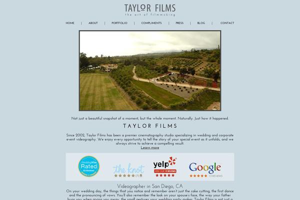 taylorfilms.com site used Taylor
