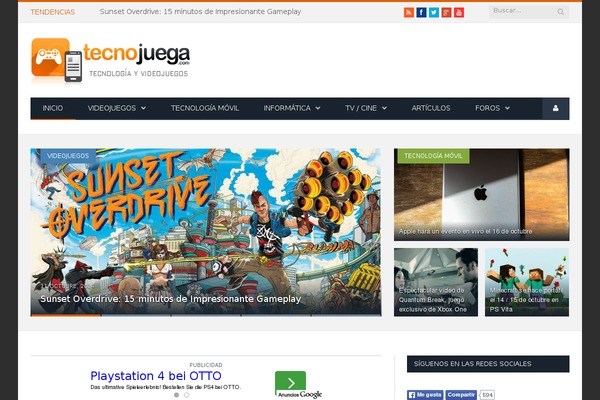 tecnojuega.com site used NewsPaper