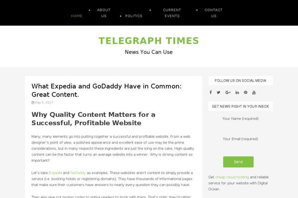 telegraphtimes.com site used Jomsom