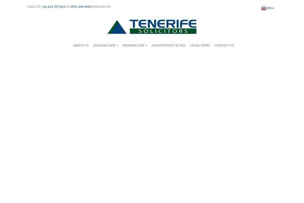 tenerifesolicitors.com site used Tenerifesolicitors