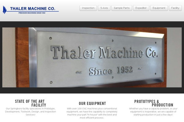 thalermachine.com site used Factory