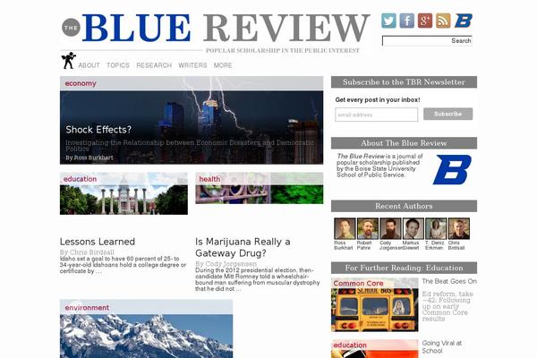 thebluereview.org site used Core