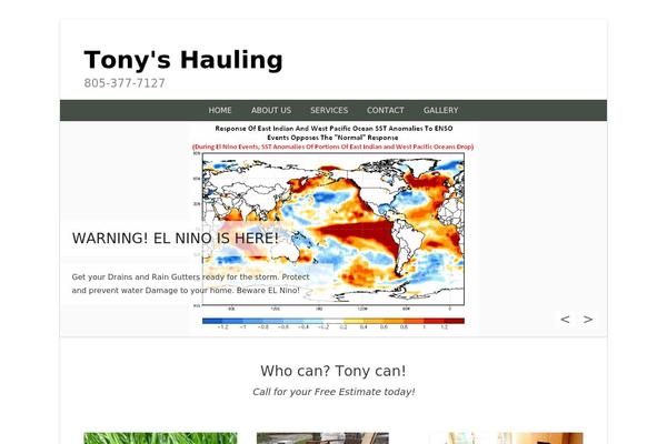 tonyshauling.com site used Catch Everest