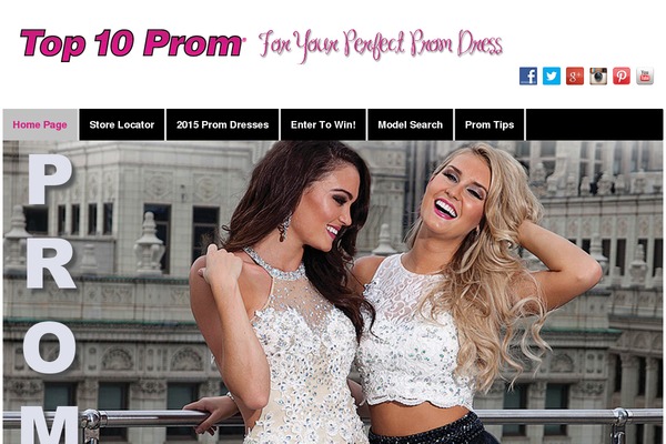 top10prom.com site used Canvas