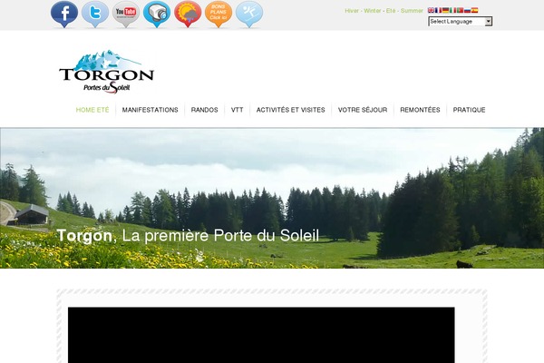 torgon.ch site used Inspire