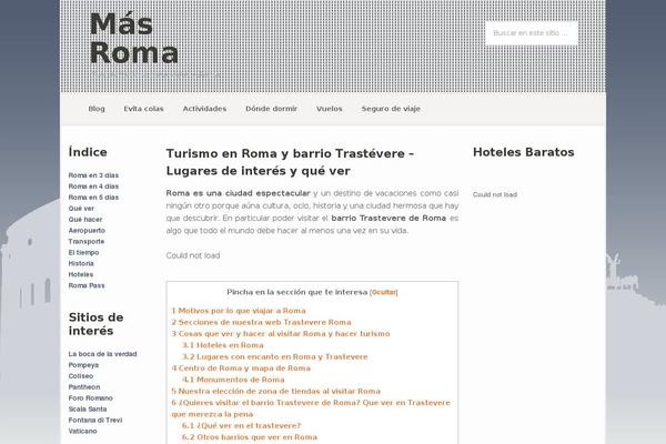 trastevereroma.com site used Focus Pro