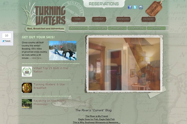 turningwatersbandb.com site used Crystal