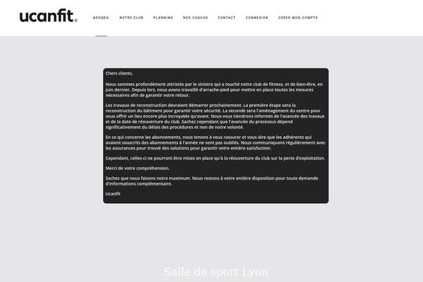 Fitness theme site design template sample
