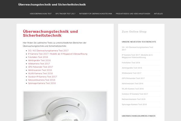 ueberwachungstechnik.eu site used Hello Elementor