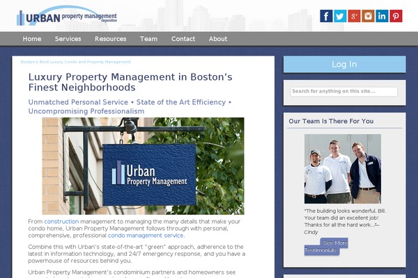 urbanmanagement.net site used CleanPress