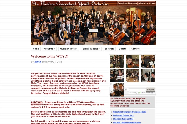 wctyo.org site used Symphony_theme