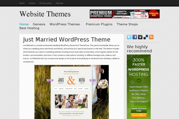 Website theme site design template sample