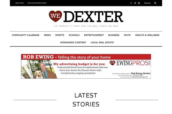 welovedexter.com site used Simplemag