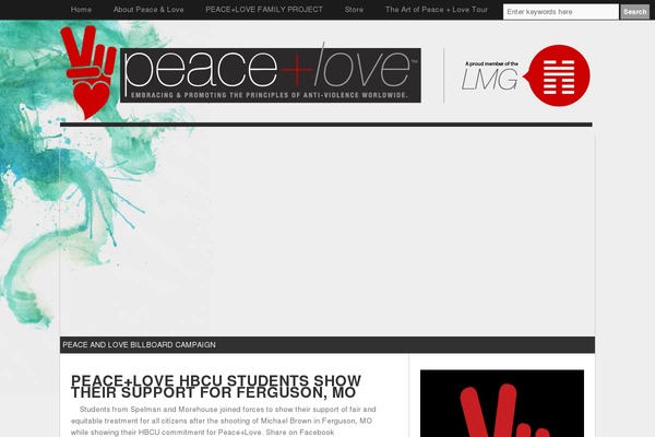 weneedpeaceandlove.com site used Minimal Xpert