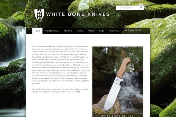 whiteboneknives.com site used Wootique
