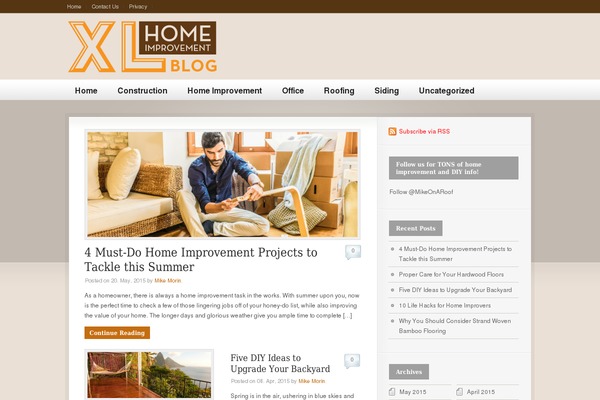 xlhomeimprovementblog.com site used Busy Bee