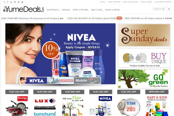 Blaszok eCommerce Theme website example screenshot