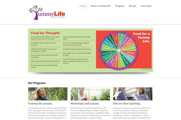 Simplicity theme site design template sample