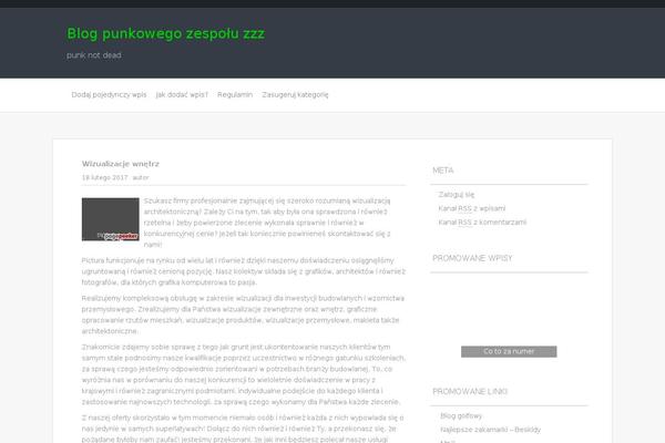 CleanPress theme site design template sample