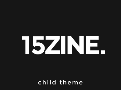 15Zine Child website example screenshot