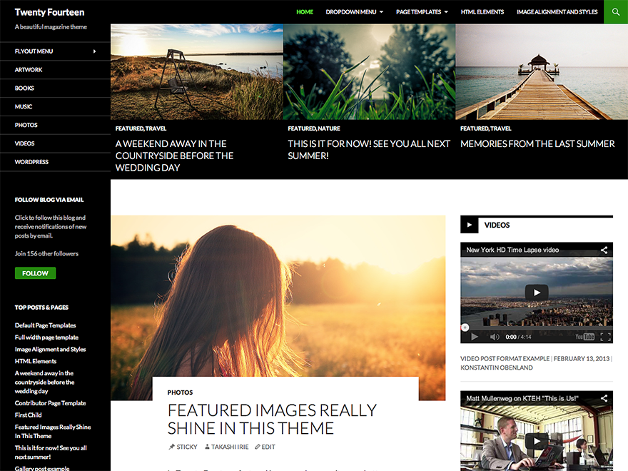2014-child WordPress theme, websites list used 2014-child theme 2014-child theme websites examples