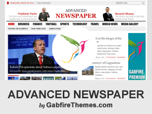 Advanced Newspaper theme websites examples