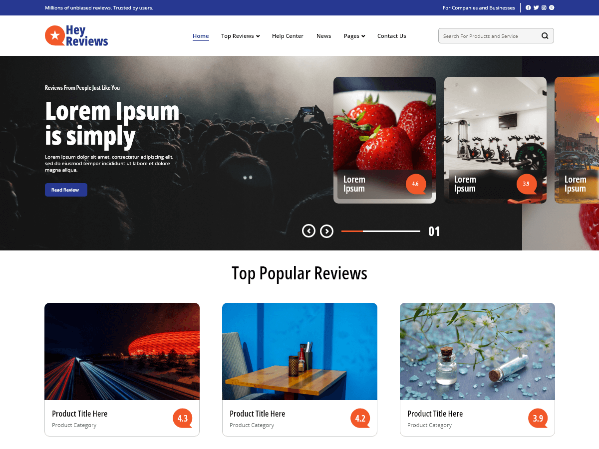 affiliate-review theme websites examples