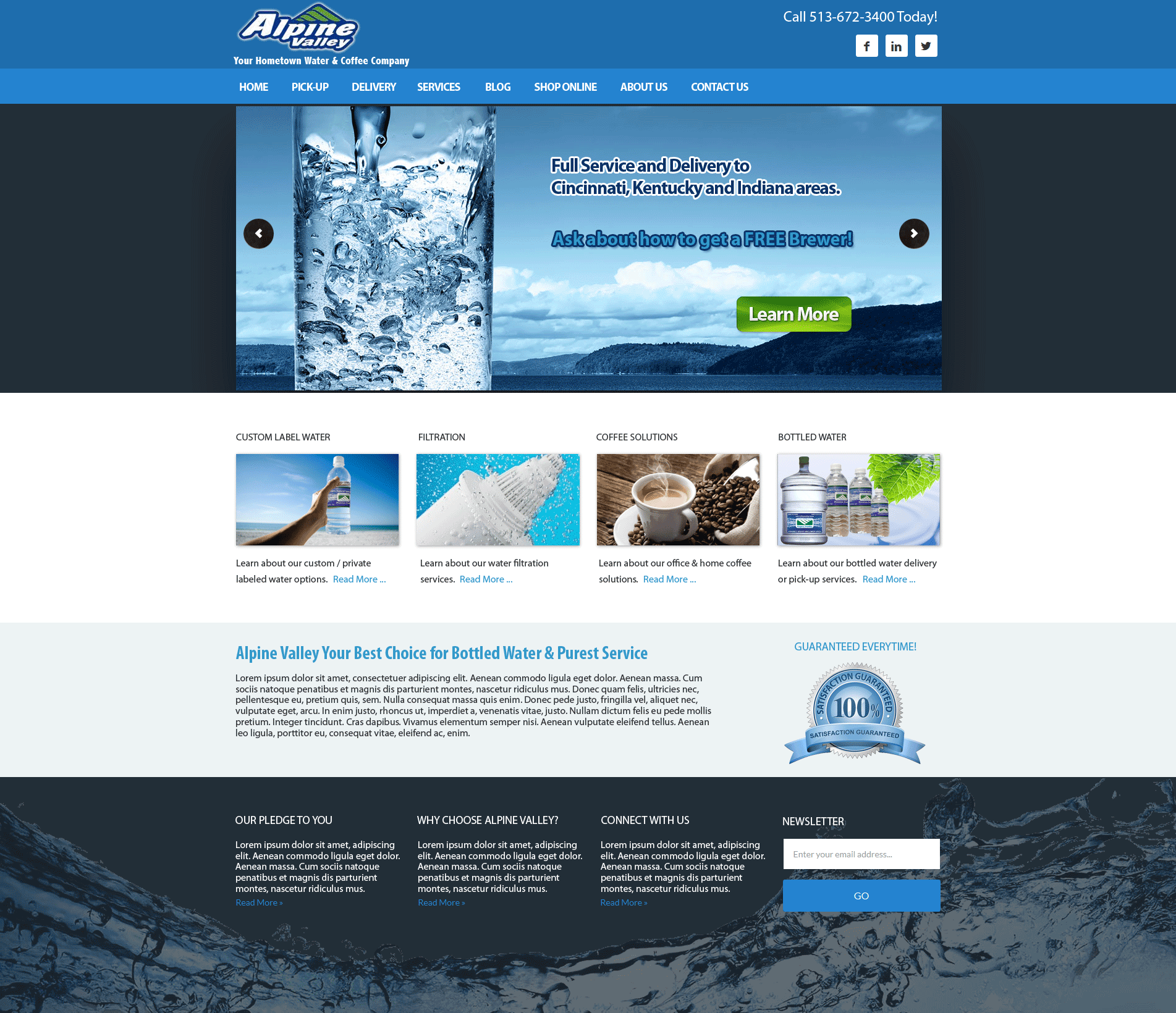 Alpine2015 theme websites examples