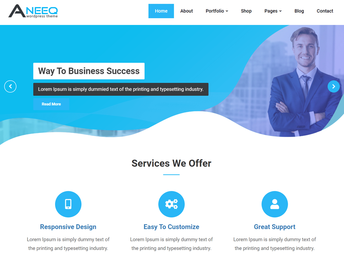 aneeq WordPress theme, websites list used aneeq theme aneeq theme websites examples