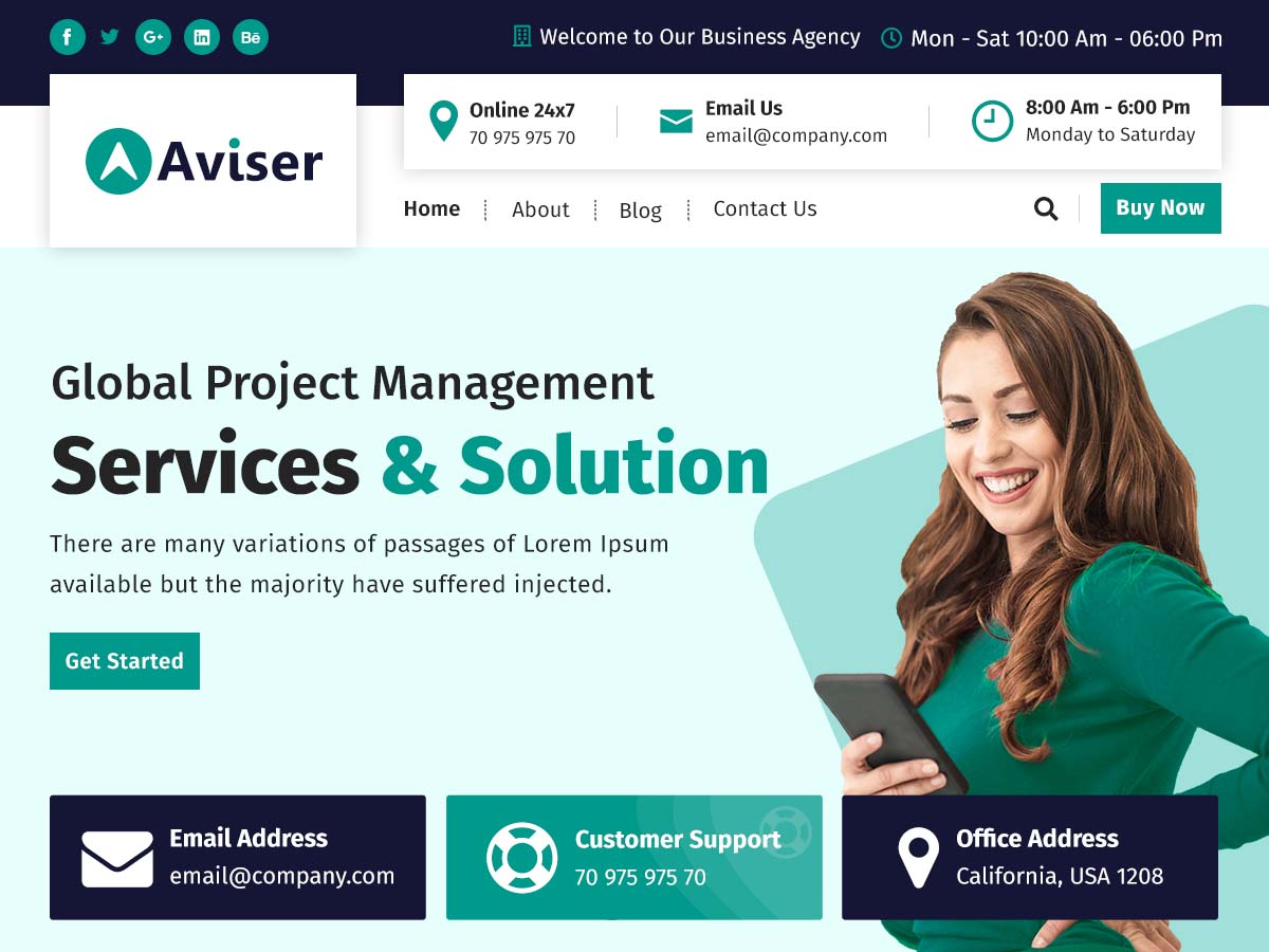 aviser WordPress theme, websites list used aviser theme aviser theme websites examples