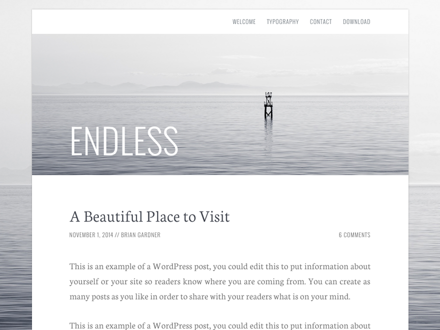 bg-endless WordPress theme, websites list used bg-endless theme bg-endless theme websites examples