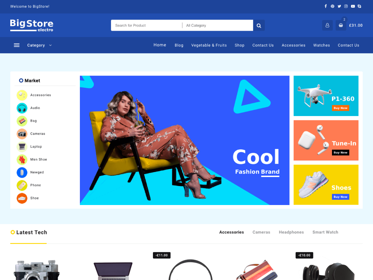 big-store theme websites examples