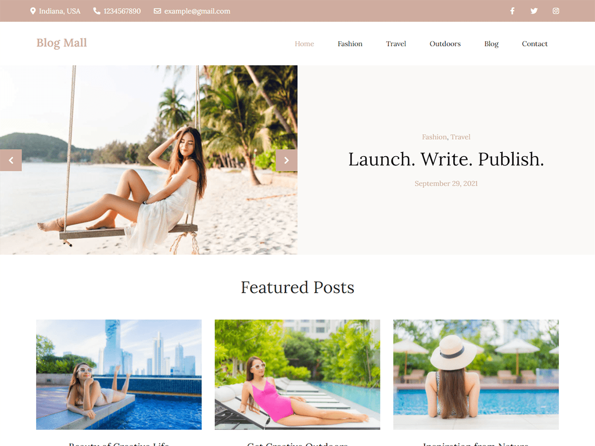blog-mall WordPress theme, websites list used blog-mall theme blog-mall theme websites examples