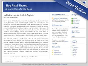 blog-pixel-blue-edition-10 theme websites examples